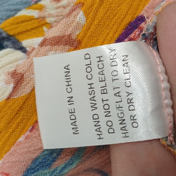 Oddy Handkerchief Patchwork Floral Tunic Size 1XL - Picture 8 of 9